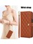 Samsung Galaxy S22 Leather Flip Magnetic Clasp Kickstand Heavy Duty Protective Wallet Phone Case With Card Holder Crossbody Long Wrist Strap (Yurt Dışından) 2