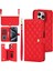 iPhone 13 Pro Leather Flip Magnetic Clasp Kickstand Heavy Duty Protective Wallet Phone Case With Card Holder Crossbody Long Wrist Strap (Yurt Dışından) 1