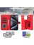 iPhone 13 Pro Leather Flip Magnetic Clasp Kickstand Heavy Duty Protective Wallet Phone Case With Card Holder Crossbody Long Wrist Strap (Yurt Dışından) 3