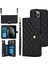 iPhone 11 Pro Max Leather Flip Magnetic Clasp Kickstand Heavy Duty Protective Wallet Phone Case With Card Holder Crossbody Long Wrist Strap (Yurt Dışından) 1