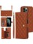 iPhone 11 Pro Max Leather Flip Magnetic Clasp Kickstand Heavy Duty Protective Wallet Phone Case With Card Holder Crossbody Long Wrist Strap (Yurt Dışından) 1