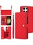 Samsung Galaxy S23 Ultra Leather Flip Magnetic Clasp Kickstand Heavy Duty Protective Wallet Phone Case With Card Holder Crossbody Long Wrist Strap (Yurt Dışından) 1
