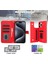 iPhone 13 Pro Max Leather Flip Magnetic Clasp Kickstand Heavy Duty Protective Wallet Phone Case With Card Holder Crossbody Long Wrist Strap (Yurt Dışından) 4