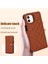 iPhone 14 Plus Leather Flip Magnetic Clasp Kickstand Heavy Duty Protective Wallet Phone Case With Card Holder Crossbody Long Wrist Strap (Yurt Dışından) 4