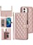 iPhone 12/12 Pro Leather Flip Magnetic Clasp Kickstand Heavy Duty Protective Wallet Phone Case With Card Holder Crossbody Long Wrist Strap (Yurt Dışından) 1