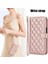 iPhone 12/12 Pro Leather Flip Magnetic Clasp Kickstand Heavy Duty Protective Wallet Phone Case With Card Holder Crossbody Long Wrist Strap (Yurt Dışından) 2
