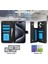 iPhone 13 Pro Max Leather Flip Magnetic Clasp Kickstand Heavy Duty Protective Wallet Phone Case With Card Holder Crossbody Long Wrist Strap (Yurt Dışından) 4