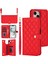 iPhone 15 Pro Leather Flip Magnetic Clasp Kickstand Heavy Duty Protective Wallet Phone Case With Card Holder Crossbody Long Wrist Strap (Yurt Dışından) 1