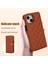 iPhone 15 Pro Leather Flip Magnetic Clasp Kickstand Heavy Duty Protective Wallet Phone Case With Card Holder Crossbody Long Wrist Strap (Yurt Dışından) 2