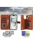 iPhone 15 Pro Leather Flip Magnetic Clasp Kickstand Heavy Duty Protective Wallet Phone Case With Card Holder Crossbody Long Wrist Strap (Yurt Dışından) 3