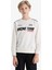 Erkek Çocuk Bisiklet Yaka Baskılı Sweatshirt F1963A825AU 4