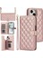iPhone 15 Pro Leather Flip Magnetic Clasp Kickstand Heavy Duty Protective Wallet Phone Case With Card Holder Crossbody Long Wrist Strap (Yurt Dışından) 1