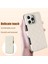 iPhone 16 Pro Leather Flip Magnetic Clasp Kickstand Heavy Duty Protective Wallet Phone Case With Card Holder Crossbody Long Wrist Strap (Yurt Dışından) 4
