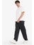 %100 Pamuk Wide Leg Beli Bağcıklı Lastikli Geniş Paça Jean Pantolon C2044AX25AU 3