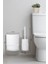 Beyaz Eko Magic Askılı Yuvarlak Linea 2'li Wc Kova ve Fırça Seti 5