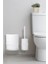 Beyaz Eko Magic Askılı Yuvarlak Linea 2'li Wc Kova ve Fırça Seti 1