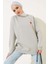 Kalpli Tunik Gri - 26660 2