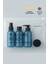 Seyahat Seti- Plastik Seyahat Boy 100ml Mavi Şişe Ve Kavanoz 4'lü Çantalı Seyahat Kiti 1