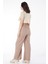 Beli Lastikli Pantolon Vizon - 27074 4