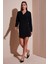 Regular Fit Mono Yaka Mini Boy Uzun Kollu Elbise Bayan Elbise 611EL749 1