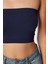 Straplez Fitilli Örme 2'li Paket Büstiyer LUB0211 Taş Lacivert 4