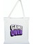Game Over Baskılı Bez Çanta - Game Overlı Çanta 1
