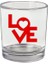 Love Baskılı Viski Bardağı - Lovelı Bardak 1
