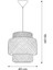 Rattan 40 cm Beyaz Tesisatlı Avize Bambu,iskandinav,bohem,modern Aydınlatma 2