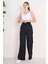 Beli Lastikli Pantolon Siyah - 27074 1