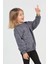Kız Çocuk Yıldız Baskılı Sweatshirt 4