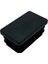 Dikdörtgen Demir Profil Iç Tapa Geçme Plastik Ayak Geçme Koruma PLASTIĞI(30MM x 20MM)(SİYAH) 2