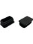 Dikdörtgen Demir Profil Iç Tapa Geçme Plastik Ayak Geçme Koruma PLASTIĞI(30MM x 20MM)(SİYAH) 4