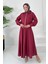 Lastikli Etekli Takım Bordo - 27011 2