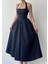 Fedro Poplin Midi Elbise 2
