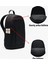 4 Bölmeli Kalemlikli Siyah Su Itici Kumaş Özellikli Günlük Okul Sırt Çantası 5