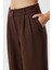 Cepli Dokuma Palazzo Pantolon LGK0007 Kahverengi 4