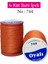 Oyalı 4 Kat Suni İpek İplik İğne Oyası Boncuk İpi Tığ Oyası NO:744 1