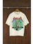 Metallica and Justice For All Oversize Kısa Kollu Off White Tshirt 1