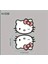 Pembe Kurdeleli Kedi Sticker – 2’li Set Araç ve Yüzey Stickerı 1