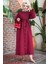 Elbise Bordo - 27289 3