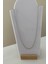 Minimal Ince Halat Model Silver Çelik Kolye 65 cm 2