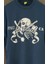 Foo Fighters San Fernando Oversize Kısa Kollu Koyu Lacivert Tshirt 3
