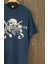 Foo Fighters San Fernando Oversize Kısa Kollu Koyu Lacivert Tshirt 5