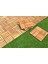 Ahşap Yer Karosu Renk Altın Tik 30X30CM (10ADET Karo=0.9m2) 2