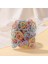 100PCS 2cm Renkli Lastik Bant Saçları Incitmez Küçük Başparmak Yüzüğü Yüksek Elastik Iplik Yürümeye Başlayan Bebek Scrunchies Set Renk: JIT0013-1 (Yurt Dışından) 1
