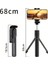 GA66 3in1 Bluetooth Selfie Çubuğu Tripod Canlı Yayın Standı Telefon Tutucu Katlanabilir Genişletilebilir Deklanşörlü Monopod 3