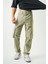 Erkek Haki Kargo Cep Baggy Pantolon 1