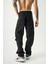 Siyah Kargo Cepli Baggy Pantolon 4