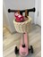 Çıtçıtlı Askı Detaylı El Yapımı Rattan Sepet - Bisiklet & Scooter Sepeti 2