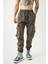 Kahverengi Kargo Cepli Jogger Pantolon 2